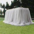 thumbnail image 3 of 100x75cm Wedding Party Tutu Tulle Table Skirt Cover Tableware Cloth Baby Shower Party Home Decor Table Skirting Birthday Parties, 3 of 5