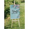 thumbnail image 5 of Darling Souvenir MADE WITH LOVE PersonalizedWelcomeBannerFlower,Custom Text Poster Party CollectionWelcomeSignGreat For Wedding, Birthday, Engagement Party- 18x12, 5 of 5
