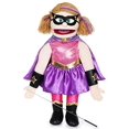 thumbnail image 1 of 25" Superhero, Peach Girl, Full Body, Ventriloquist Style Puppet, 1 of 5