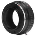 thumbnail image 2 of Adaptateur d'Objectif, Étroitement Combiné Adaptateur d'Objectif en Alliage d'Aluminium Anodisé Manuel Portable pour Rollei QBM Mount Fit pour Fuji FX Mount Camera, 2 of 8