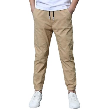 Pantalon Ample, Pantalon Garçon Léger en Lin, Pantalon Long Décontracté pour Enfants, Jeu Extérieur, Garçon Tout-Petit, Confortable, Coupe Ample, Pantalon Bébé Garçon, 5-6 Ans, Jaune