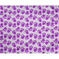 thumbnail image 4 of oneOone Polyester Lycra Violet Tissu Floral Robe Tissu Tissu Imprimé par la Cour 56 Pouces de Large, 4 of 4
