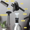 thumbnail image 4 of Carbonated Water Machine, Aluminum Plastic Compact Sparkling Water Maker 1L  for Home Outdoor Use, 4 of 7