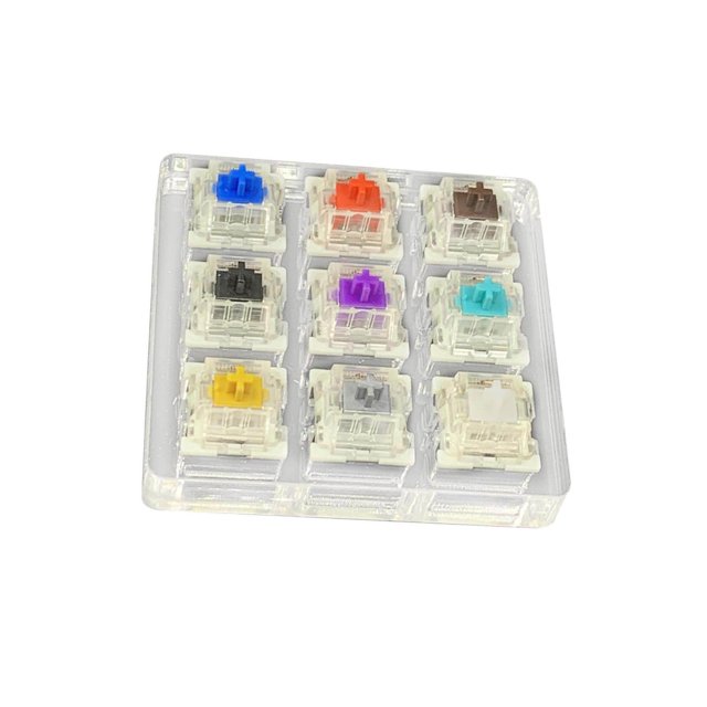 Mechanical Keyboard Switches Axis Shaft Spare Parts 9 Switches Tester