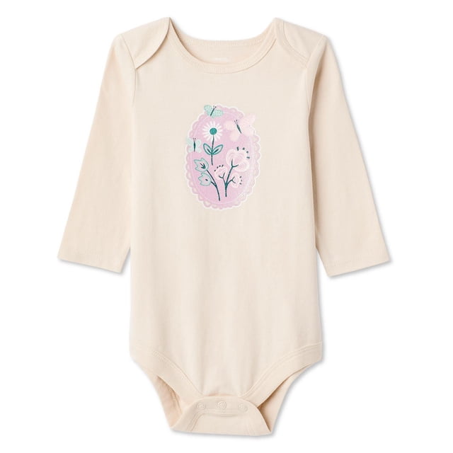 George Baby Girls' Long-Sleeve Bodysuit