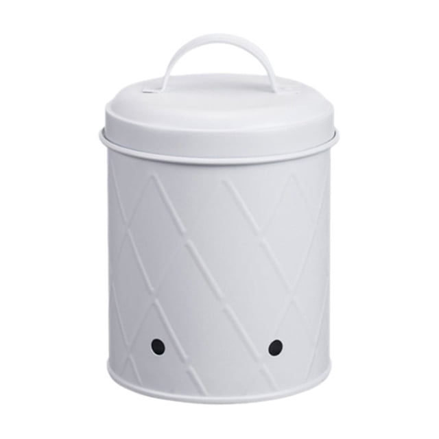 Tumotour Mesh Fruit Vegetable Bucket Kitchen Potato Onions Garlic Storage Bucket Potato Storage Jar Metal Bucket With Lid