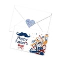 thumbnail image 3 of GUOOL 5xFather's Day Card Includes Envelope Holiday Greeting Card for Dad Men Father White, 3 of 9