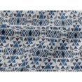 thumbnail image 4 of oneOone Viscose Jersey Fabric Triangle Ikat Printed Craft Fabric BTY 60 Inch Wide, 4 of 5