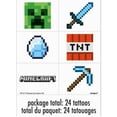 thumbnail image 2 of Minecraft Tattoos, 24ct, 2 of 2