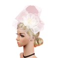 thumbnail image 1 of Bonnet de Fête Fascinator Style Royal Décoratif Beau Rétro Ball Parti Chapeau de Tête Décor, 1 of 5