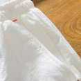 thumbnail image 4 of Styesk Mens Shorts Man Solid-Color Casual Pocket Cotton-Linen Drawstring Elastic-Waist Half Shorts Pants, 4 of 5