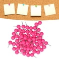 thumbnail image 3 of 100Pcs Push Pins Map Tacks Steel Plastic Marking Pins Easy to Storage Wide Application for Cork Boards 9.5 X 20mm, 3 of 7