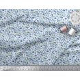 thumbnail image 2 of Soimoi Polyester Crepe Fabric Flower Watercolor Printed Fabric 1 Yard 42 Inch Wide, 2 of 3