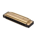 thumbnail image 1 of Key of C Diatonic Harmonica Mouthorgan with ABS Reeds Mirror Surface Design 10 Holes Blues Harmonica Perfect for Beginners Professional Students Kid Gold, 1 of 9