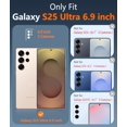 thumbnail image 4 of KOMI for Samsung Galaxy S25-Ultra Case: Military Grade Drop Protection Anti Yellowing Cell Phone Cover - Rugged Shockproof Protective Bumper Transparent Cases Clear Magnetic, 4 of 5