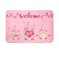 thumbnail image 2 of TIMIFIS Paillasson Floral de la Saint-Valentin Joyeux Cœur d'Amour Intérieur Extérieur, 2 of 2