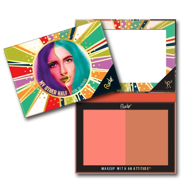 RUDE Palette de Visage Mon Autre Moitié Duo - Yin & Yang