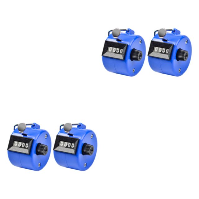 maskred 2pcs Materials Unisex Manual Counting Tally For Clear Scale Clear Accurate Scale Blue 2Set