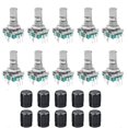 thumbnail image 1 of EC11 Rotary Encoder Set of 10 360 Degree Code Switch for Industrial Use, 1 of 7