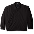 thumbnail image 1 of Men's Auburn Zip-Front Golf Jacket (Regular & Big-Tall Sizes), Black, X-Large, 1 of 2
