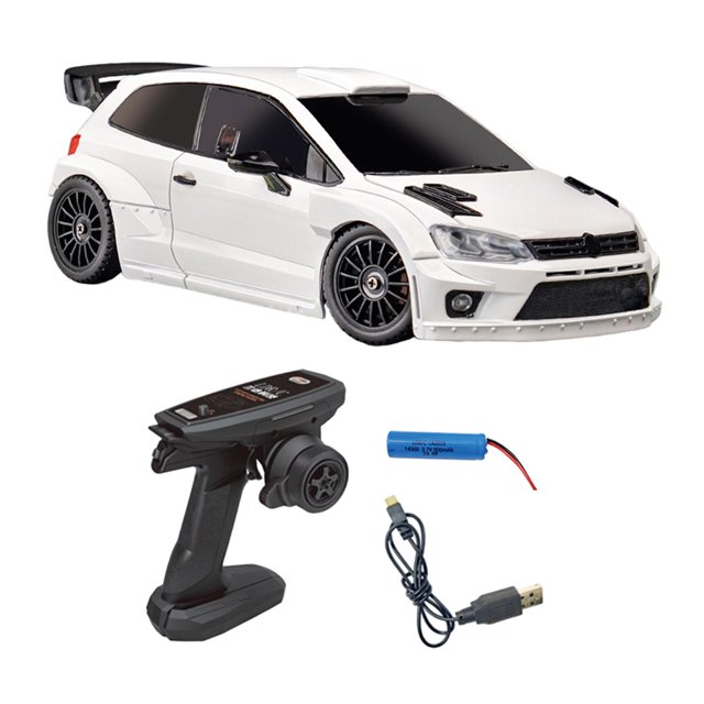 KLKCMS RC ing Car 1/28 Creative Remote Control Car for Children Kids Party Favors White