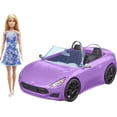 thumbnail image 1 of Barbie Poupée blonde de 29,21 cm, décapotable violette, 3 à 7 ans - Exclusivité Walmart, 1 of 6