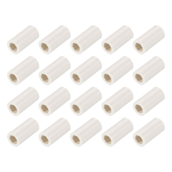 Unique Bargains 1'x13mm Pool Cue Ferrules Billiard Cue Slip on Pool Stick Tips Replacement, White 20 Pack