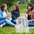 thumbnail image 1 of Clear Transparent Backpack for Stadium Approved Events, Concerts, Festivals, and Beach – Small Clear Bag with Multi Pockets for Sports Activities and Travel, 1 of 5