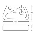 thumbnail image 4 of Imaginations Américaines 17.5-po. W Vessel Ensemble Blanc, 4 of 5