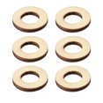 thumbnail image 2 of Shisuyan Tranches de Bois Rondes Bricolage Couleur Bois Naturel 200 Pcs 1 Po, 2 of 8
