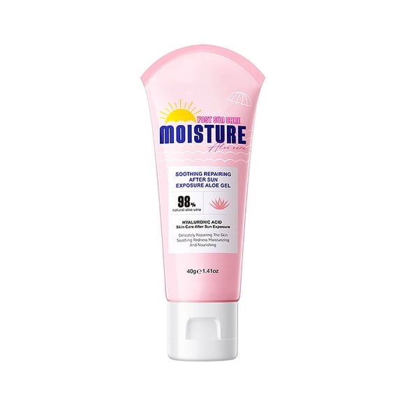 FSTDelivery Beauty & Personal Care! After Sun Soothing Repair Aloe Gel Moisturizing Aloe Gel 40g, Hand Cream for Dry Cracked Hands, Birthday Christmas Gift for Women & Girlfriend