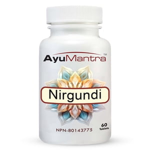 AyuMantra Nirgundi Vitex Comprimés & Muscle 60 Comprimés 1000mg