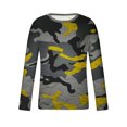 thumbnail image 5 of Meichang T-Shirt à Manches Longues pour Homme, T-Shirts Graphiques pour Hommes Tendance à Imprimé Camouflage, T-Shirts Amusants à Col Rond Confortables à Manches Longues pour Homme, 5 of 5