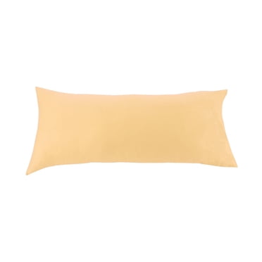 PiccoCasa 300 Thread Count Egyptian Body Size Pillow Cases Cover Apricot 1 Piece