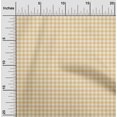 thumbnail image 1 of oneOone Viscose Chiffon Yellow Fabric Check Check Craft Projects Decor Fabric Printed By The Meter 42 Inch Wide, 1 of 4