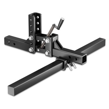 BeesClover Levage Manuel pour ATV/UTV & Tracteur, Système de Levage 1-Point avec Récepteur 2 Pouces, Largeur 50 Pouces, Hauteur Réglable & Attache Rapide