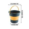 thumbnail image 4 of Dvkptbk Foldable Water Pail Folding Bucket, Car Wash, Telescopic Portable Foot Bucket Home Essentials, 4 of 9