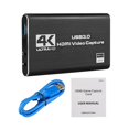 thumbnail image 1 of TOP.E 4K HDMI Game Video Capture Card USB3.0 1080P Grabber Dongle Hdmi Capture Card For OBS Capturing Game Capture Card Live, 1 of 6
