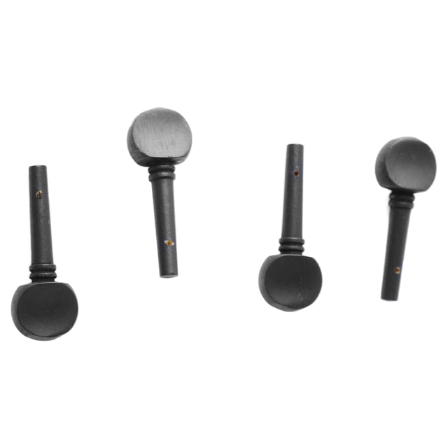 4Pcs Violin Tuning Peg, Portable Fine Appearance Wood Violin Peg Replacement Black