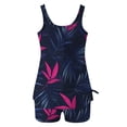 thumbnail image 4 of UPPADA Two Piece Tankini Swimsuits for Women High Waisted 2 Piece Bathing Suits Floral Print Tankini Set Tummy Control Modest Swimwear for Holiday Modest Two Piece Swimsuits for Women Multicolor,Xl, 4 of 6