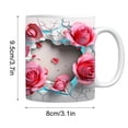 thumbnail image 3 of TIMIFIS A Cup Valentine's Day Red Rose Home Coffee Mark Cup Couple Gift Coffee Cups Kitchen Gadgets, 3 of 7
