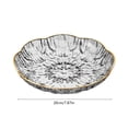 thumbnail image 3 of Ohufall 20cm 7.87In Plastic Fruit Platter Serving Tray Coffee Table Decor Home Living Room Candy Upscale Snack Plates, 3 of 6