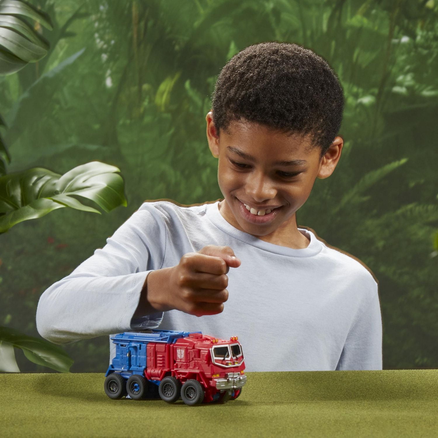 Transformers: Rise of the Beasts, figurine convertible Smash Changer Optimus Prime de 22,5 cm, à partir de 6 ans