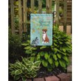thumbnail image 2 of Carolines Treasures BB7582GF Welcome Friends Flashy Fawn Boxer Flag - Garden Size, 2 of 3