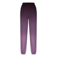 thumbnail image 2 of Erwazi Sweatpants for Women Gradient Printed Drawstring Loose Joggers with Pockets Fall Winter Comfy Workout Gym Running Pants, 2 of 3