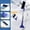 bleu, variante sur Eoozwa Pelle à Neige Rétractable en Alliage d'Aluminium avec Poignée Détachable Outil d'Hiver pour Enlever la Neige et le Glace Lourd Rangement Compact pour Coffre