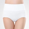 thumbnail image 5 of Plebaso Womens High Waisted Cotton Underwear Full Coverage Ladies Panties Multipack Regular and Plus Size, 5 of 5