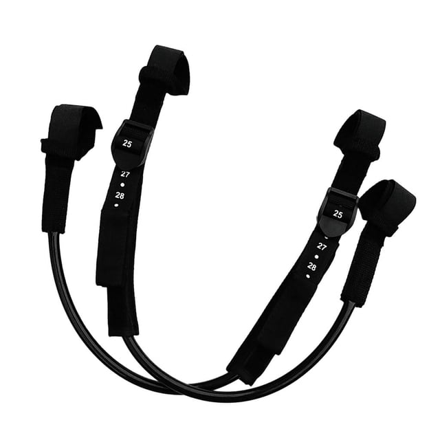 2 Pieces 22-28" Adjustable TPU Non-Slip Windsurfing Harness Line Equipment 22-28 inch