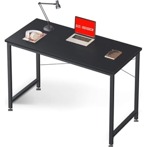 Duramex (TM) Study Computer Desk Table 39 inches 100cm Long 24 inches 60cm Wide Large Table Workstation for Home Office, Black