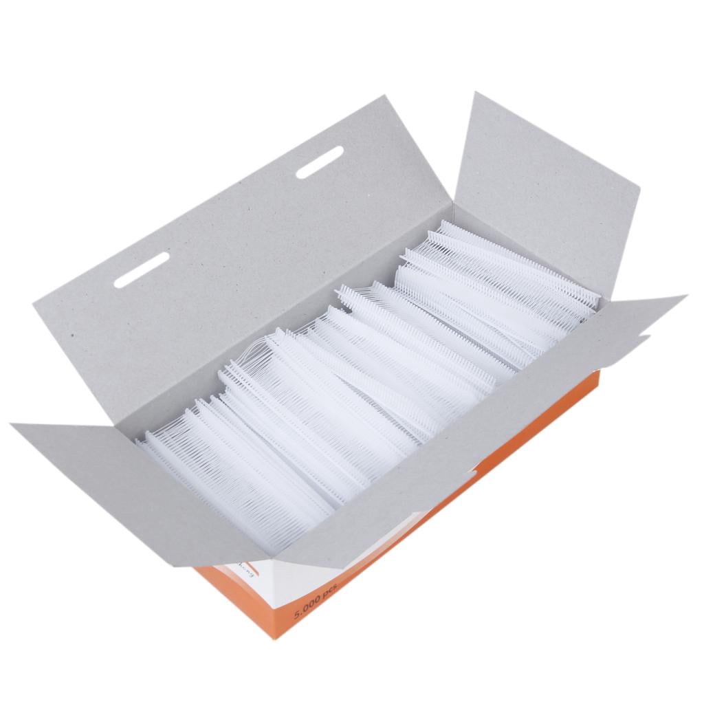 koolsoo 5000pcs 25mm 1" Standard Price Label Clothes Toys Sock Tagging Tag Machine Barbs 1 inch